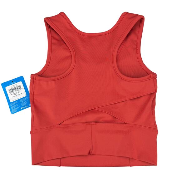 NWT COLUMBIA Windgates II Cropped Tank Womens Size XS Orange - Picture 5 of 5